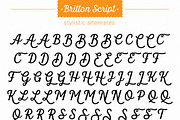 Britton Script, a Script Font by DISTRICT 62 STUDIO (Thumbnail 17 of 17)