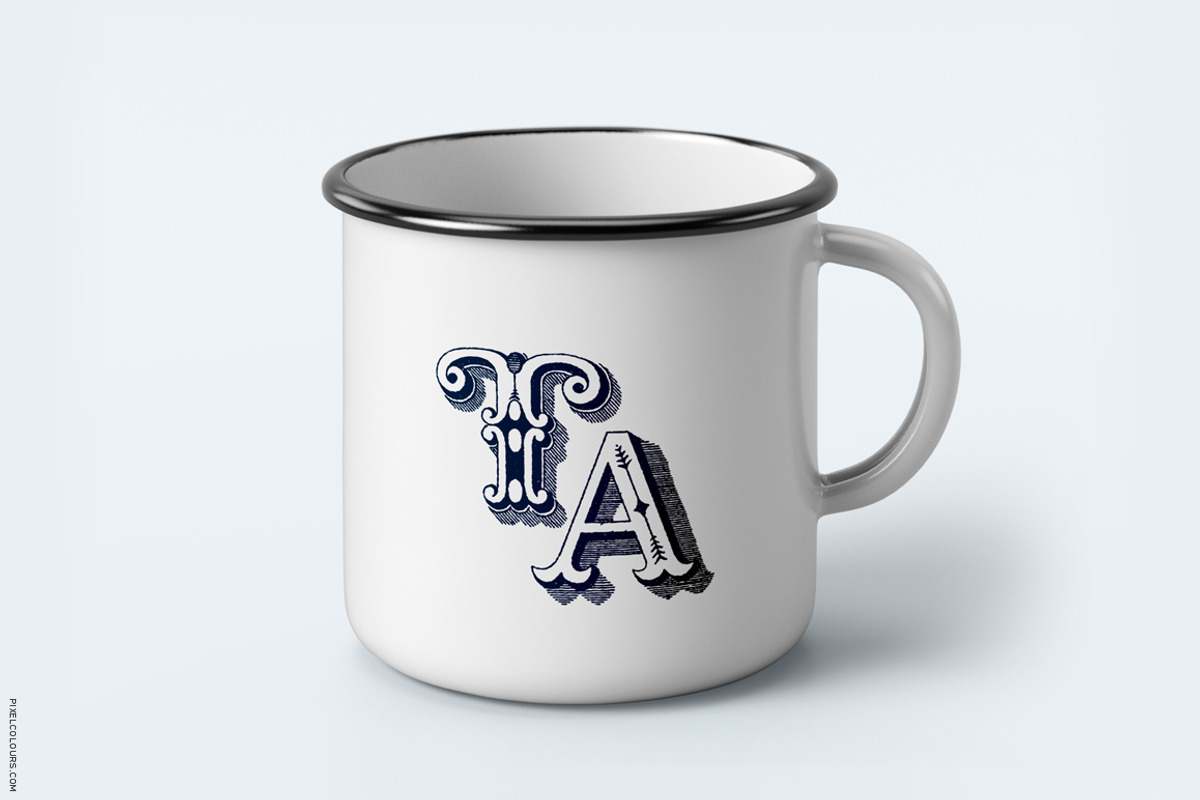 Antique Ornaments Alphabet Font preview 2