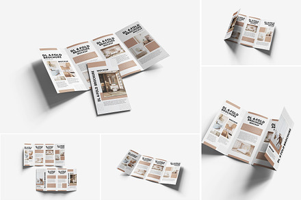 DL 4 Fold Mockup, a Product Mockup by Indah