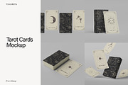 Tarot Cards Mockup, a Product Mockup by Tokobeta (Thumbnail 1 of 9)