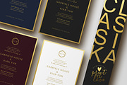 Wedding Invitation Suite - Classika, an Invitation Template by Print The Love Boutique (Thumbnail 1 of 3)