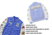 Varsity Jacket Mockup PSD Editable, a Hoody Mockup by std.badboy (Thumbnail 4 of 4)