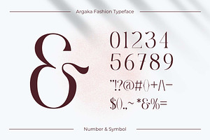 Argaka Fashion - Modern Serif