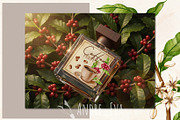 Watercolor Coffee Clipart/Pattern, a Food Illustration by Andre_Eva (Thumbnail 9 of 10)