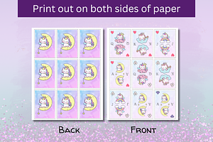 Printable Deck Of Cards PNG File