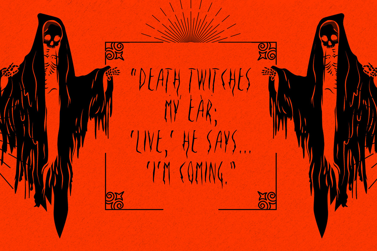 Fright - A Horror Display Font, a Font by Dene Studios (Photo 3 of 7)