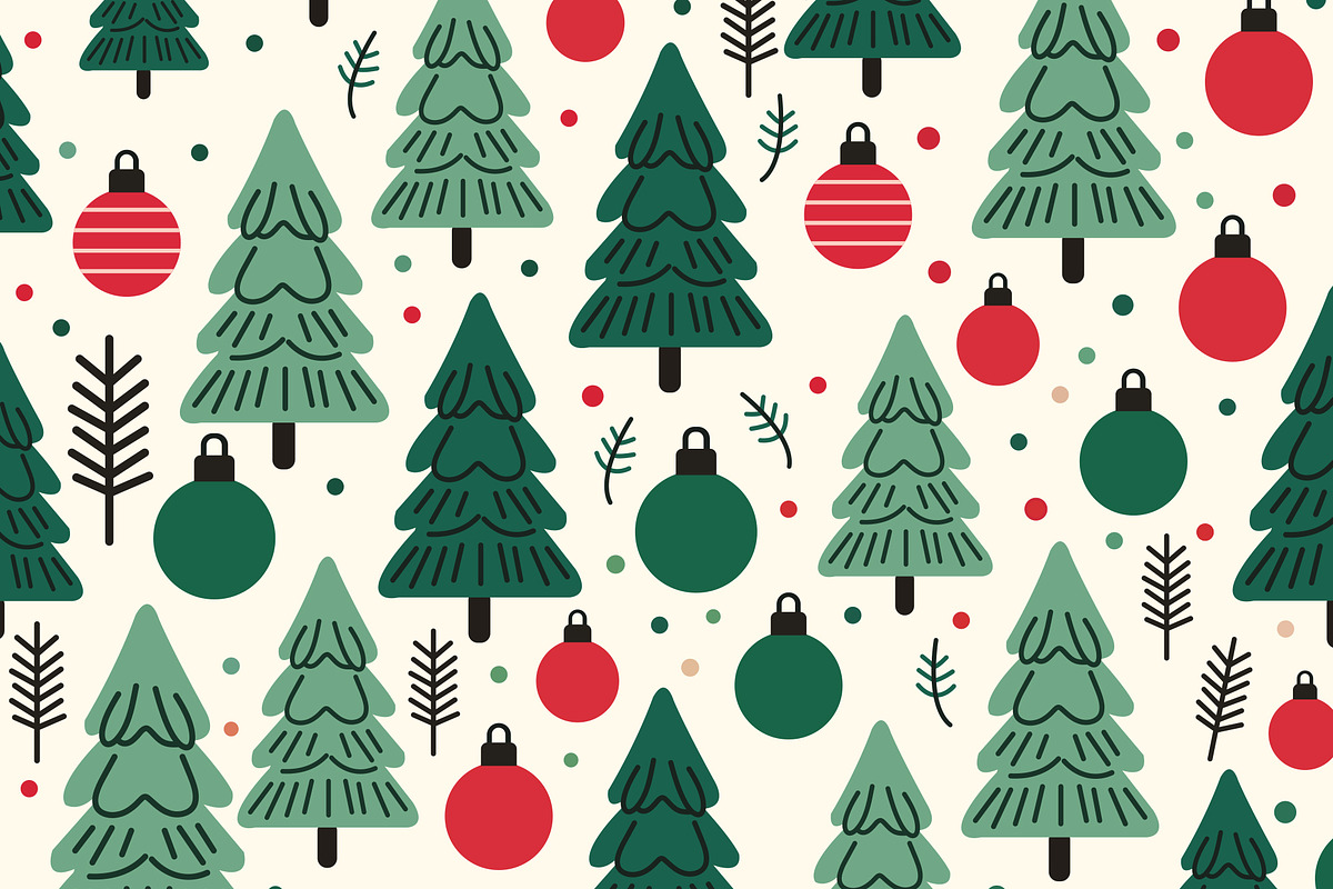 Christmas pattern set, a Pattern Graphic by TiveCreate (Photo 8 of 11)