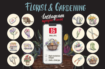 16 Watercolor Instagram Highlights