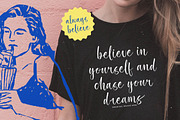 Horizon Serenity Modern Handwritten, a Script Font by stylishtype.co (Thumbnail 10 of 15)