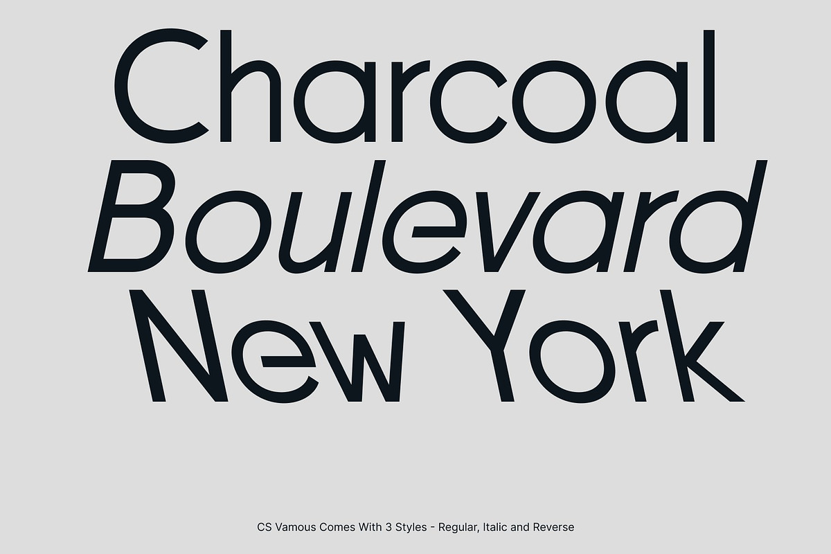 CS Vamous – Modern Sans Serif, a Sans Serif Font by Craft Supply Co. (Photo 3 of 8)