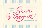 Sour Vinegar, a Handwritten Font by Nathatype (Thumbnail 1 of 11)