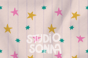 December Stars Cream, a Pattern Graphic by StudioSonna (Thumbnail 2 of 3)