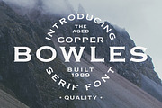 Copper Bowles - Rough Serif Font, a Serif Font by RyanBowlesDesign (Thumbnail 1 of 7)