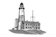 Montauk Point Lighthouse, an Illustration by blue67sign (Thumbnail 1 of 2)