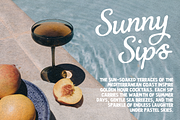 Costa Brisa – Retro Summer Font Duo, a Script Font by Creacy Studio (Thumbnail 5 of 11)