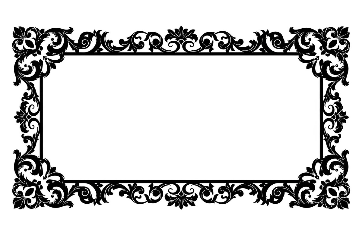 Laser Cut Frame Design SVG, an Illustration by hafijul (Photo 10 of 14)