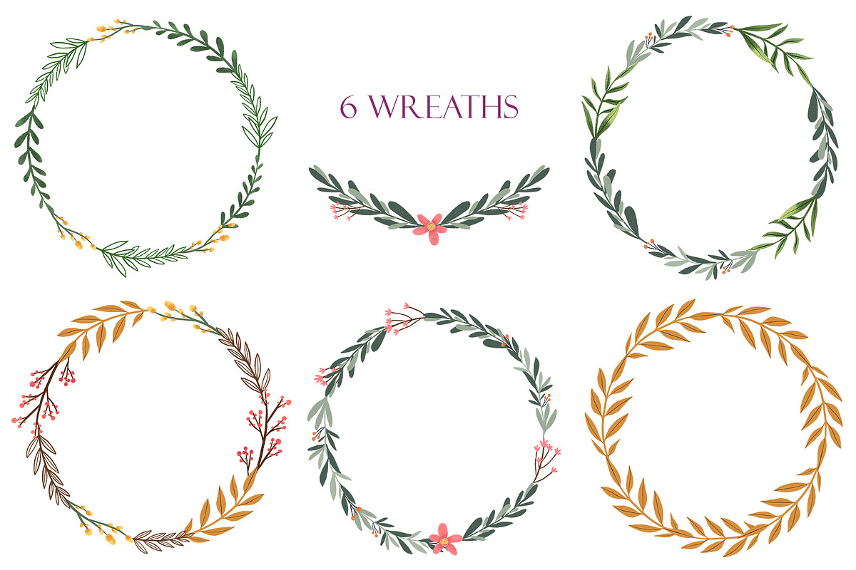 Family Portraits - Clipart Set, a Decorative Illustration by Mashamashastu (Photo 7 of 12)
