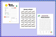 Summer Planner For Kids For Canva, a Stationery Template by Shumaya (Thumbnail 5 of 5)