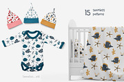Sea Life clipart & pattern, an Animal Illustration by tamatus_art (Thumbnail 3 of 9)