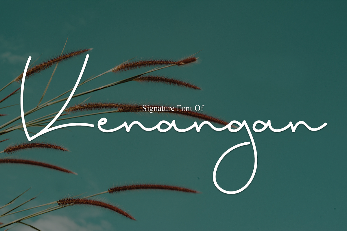 Kenangan, a Script Font by Majelis Font (Photo 1 of 7)