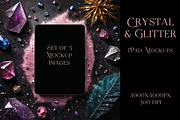 Crystal & Glitter IPad E-Book Mockup, an iPad Mockup by Sapphire X Designs (Thumbnail 1 of 2)