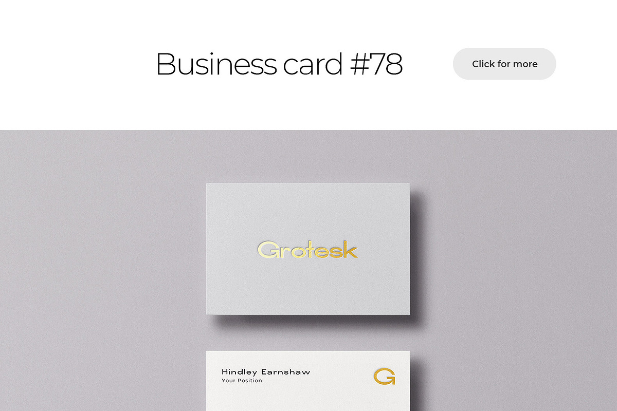 Business Card Mockup Template Bundle, a Business Card Template by PrintPixel (Photo 27 of 104)