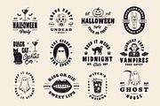 Vintage Halloween Emblems - 97 Logos, an Object Graphic by DenysHolovatiuk (Thumbnail 5 of 9)