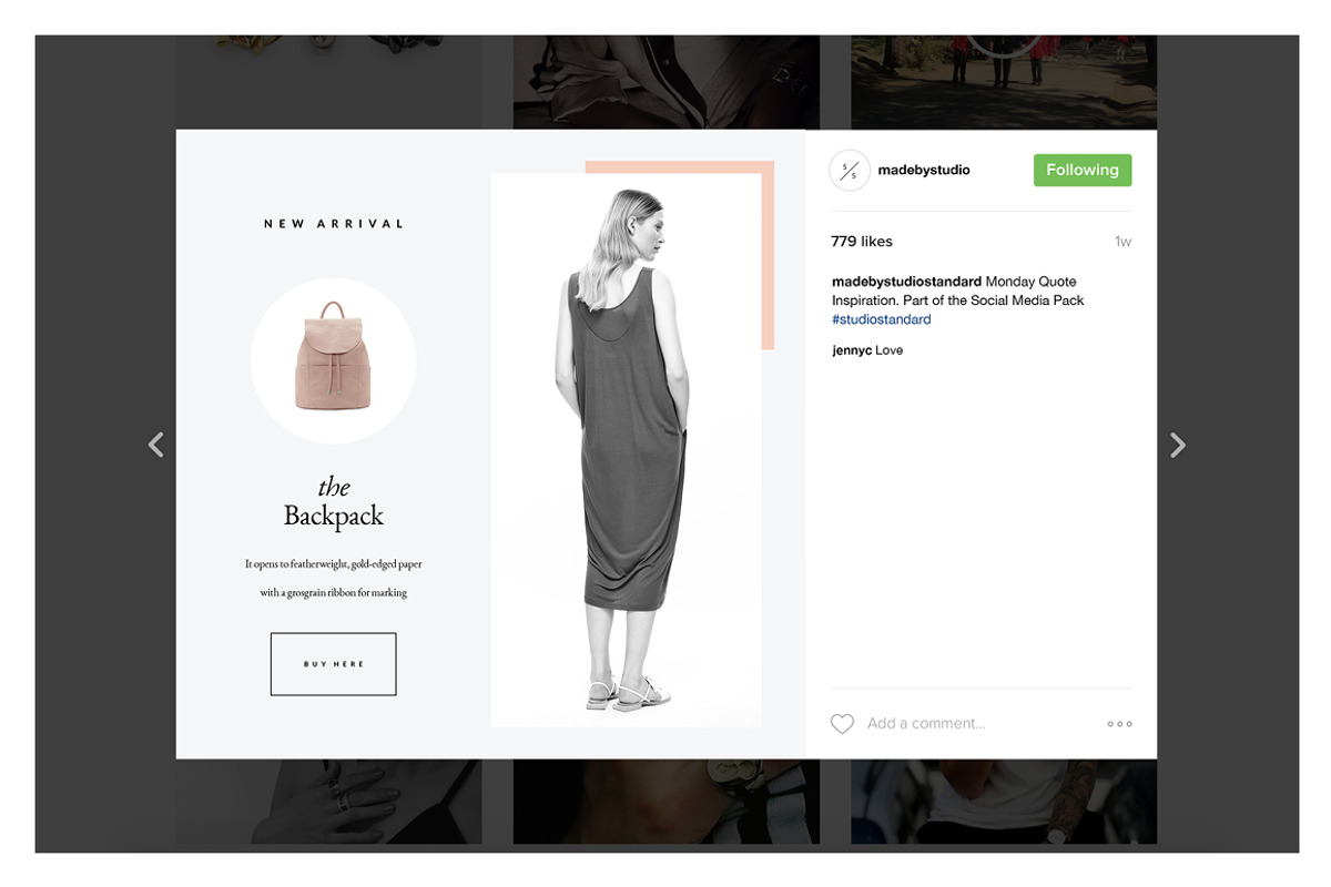 Fashion Social Media Pack, a Social Media Template by Studio Standard (Photo 4 of 8)