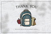 Hand Drawn Back to School Images, an Education Illustration by H&C Drawings & Designs (Thumbnail 15 of 15)