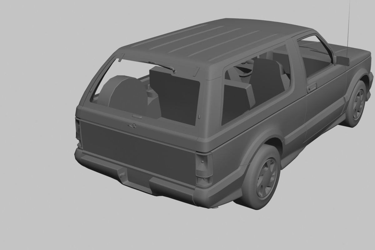 GMC Typhoon 1992, a Cars & Vehicle 3D Model by valtriiu (Photo 8 of 12)