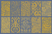 Gold Glitter William Morris Patterns, a Pattern Graphic by ARTOZEN DIGITAL (Thumbnail 17 of 20)