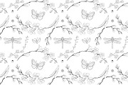 Glorious Orchid seamless patterns, a Pattern Graphic by YvY (Thumbnail 3 of 5)