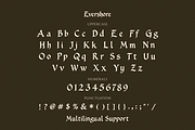 Evershore — Blackletter Display Font, a Blackletter Font by Creacy Studio (Thumbnail 9 of 9)