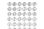Metallic Brad Alphabet, an Object Graphic by WhiteSpace Design Studio (Thumbnail 2 of 2)