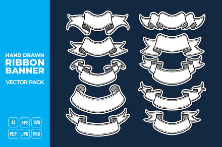 Ribbon Banners Vector Pack #11