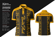Polo T-Shirt Short Arm Mockup, a Shirt Mockup by Nanggroe Scripting (Thumbnail 3 of 9)