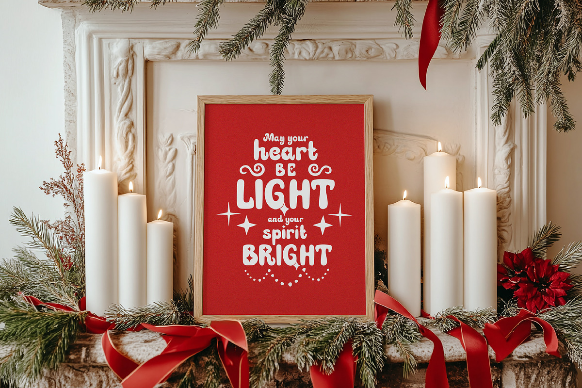 Silent Night Christmas Font Family, a Handwritten Font by Struvictory.art (Photo 3 of 10)
