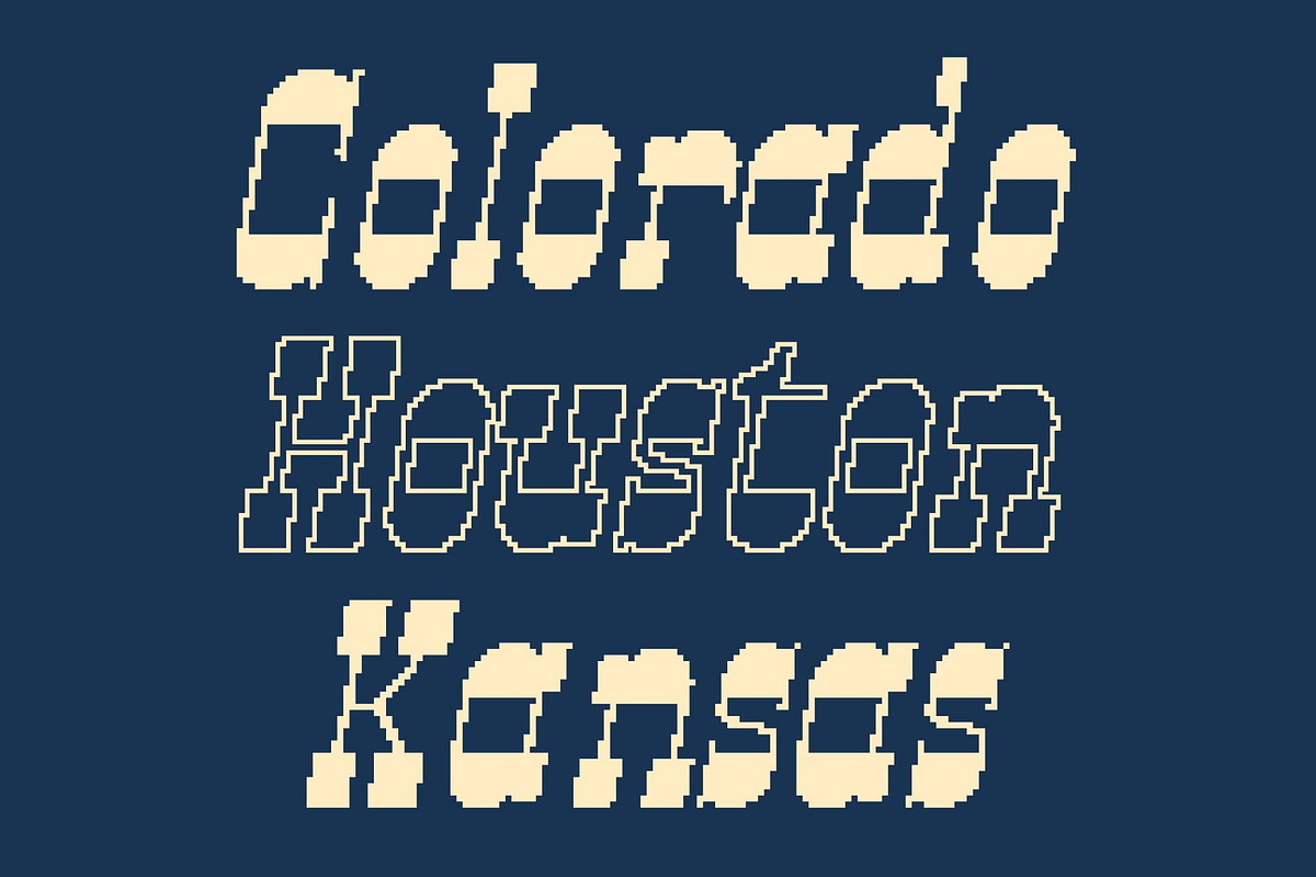 CS Belting Pixel, a Slab Serif Font by Craft Supply Co. (Photo 6 of 8)