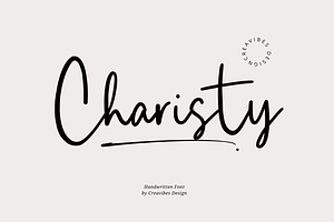 Charisty - Script Font