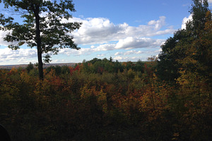 Fall day over Northern Michigan