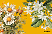 Vintage Book Of Flowers Clipart, an Object Graphic by angelainthefields (Thumbnail 10 of 18)