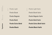 Pardo - Modern Type Family, a Sans Serif Font by Cassandra Cappello (Thumbnail 4 of 8)