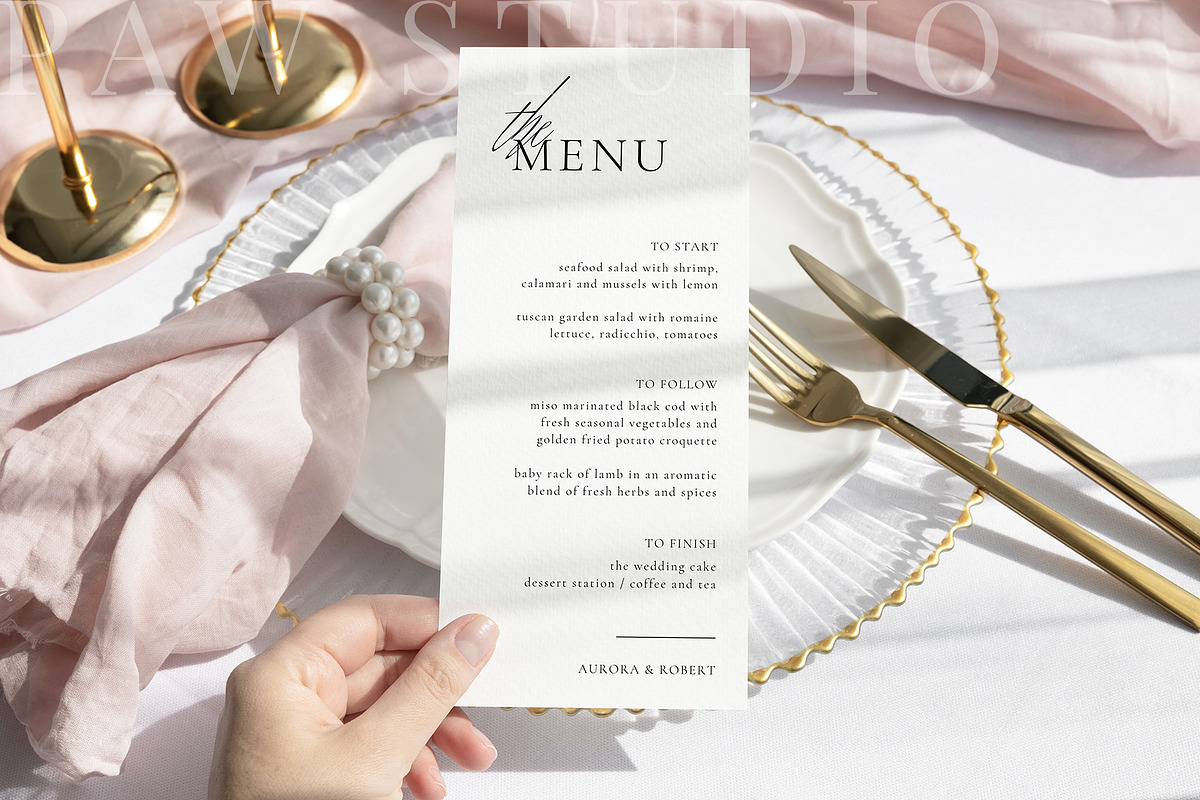 Card Mockup 4x9 Menu PRG, a Product Mockup by PawMockups (Photo 6 of 10)