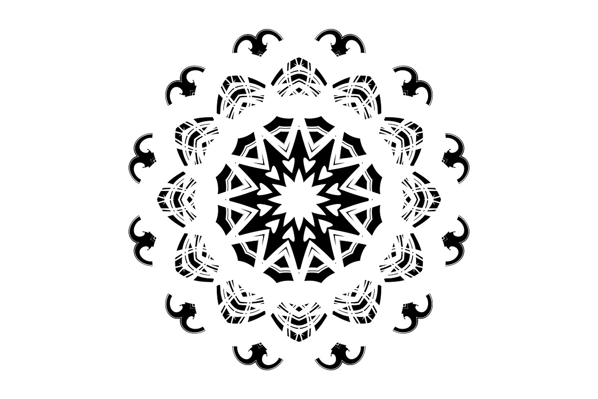Premium Mandala Illustration Pack, a Decorative Illustration by NJ Himel (Photo 92 of 101)
