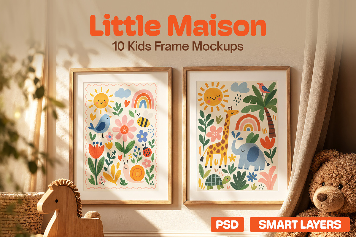 Little Maison - Photo Frame Mockup, a Household Mockup by MockupShelf (Photo 1 of 11)