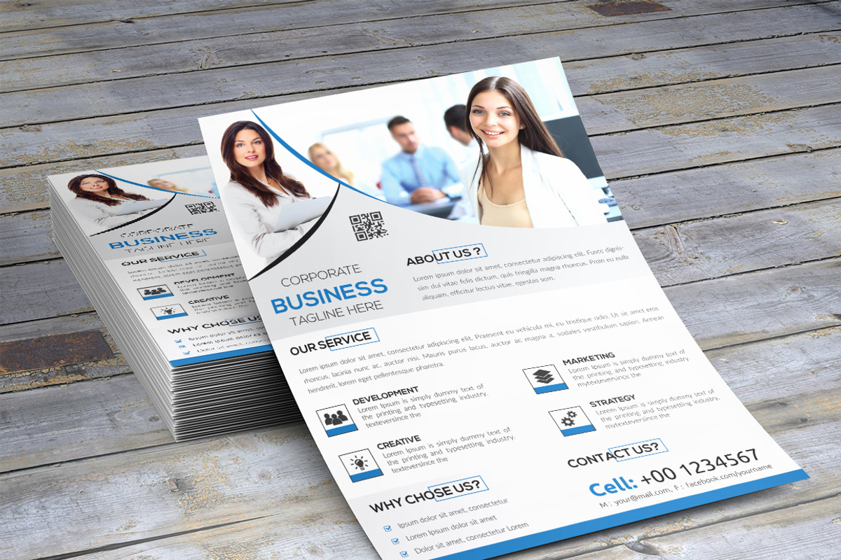 Corporate Business Flyer, a Flyer Template by themexriver (Photo 1 of 2)