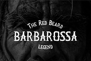 Barbarossa, a Font by namistudio (Thumbnail 1 of 7)