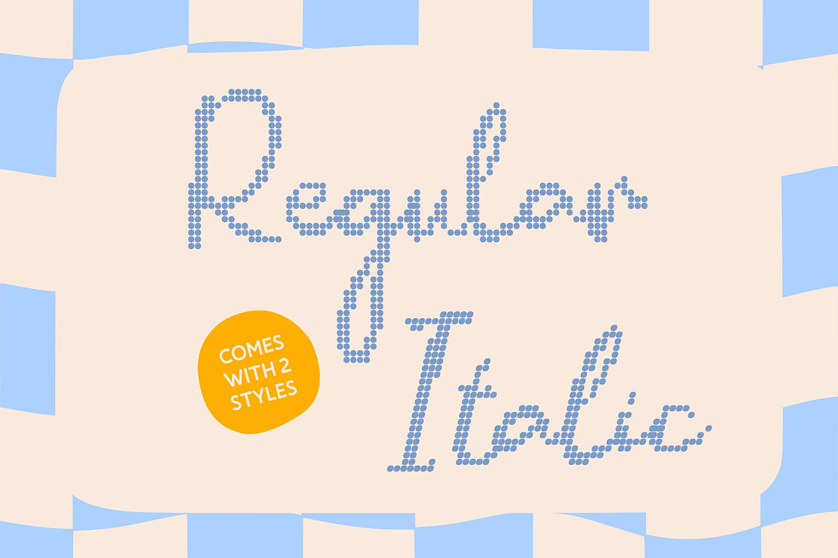 CS Soraya Disco, a Script Font by Craft Supply Co. (Photo 2 of 8)