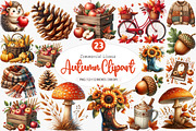 Watercolor Autumn Sublimation PNG, an Illustration by SinaCreation (Thumbnail 1 of 5)