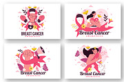 11 Breast Cancer Awareness Month, a Healthcare Illustration by denayunebgt (Thumbnail 2 of 5)